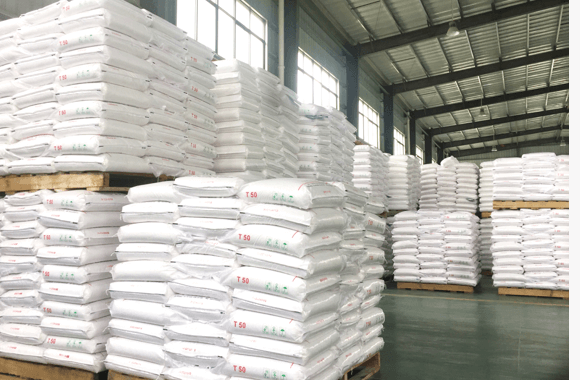 Barium sulfate warehouse