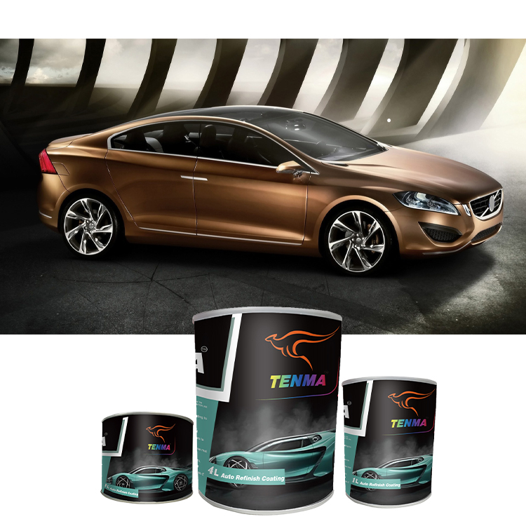 Chocolate Color 2K Durable Car Refinish Paint